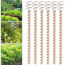Load image into Gallery viewer, 8 Pack Electroculture Copper Gardening Antenna With 3 Small Garden Tool Electroculture Plant Stakes