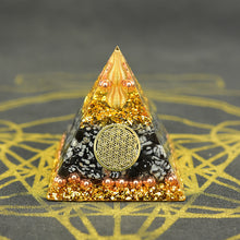 Load image into Gallery viewer, Reiki Orgonite Energy Pyramid