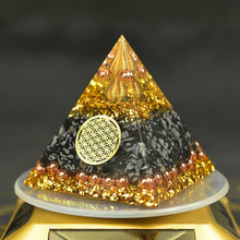 Load image into Gallery viewer, Reiki Orgonite Energy Pyramid