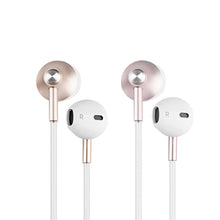Load image into Gallery viewer, Earplug Type Wire Control With Microphone Transparent Air Duct EMF Radiation-Proof Music Headphones