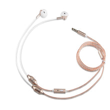 Load image into Gallery viewer, Earplug Type Wire Control With Microphone Transparent Air Duct EMF Radiation-Proof Music Headphones
