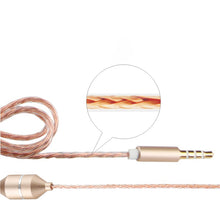 Load image into Gallery viewer, Earplug Type Wire Control With Microphone Transparent Air Duct EMF Radiation-Proof Music Headphones