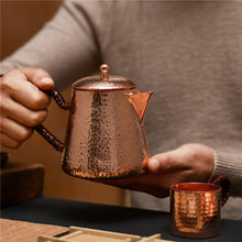 Load image into Gallery viewer, Handmade Small Copper Teapot Pure Copper Teapot Making Teapot