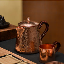 Load image into Gallery viewer, Handmade Small Copper Teapot Pure Copper Teapot Making Teapot