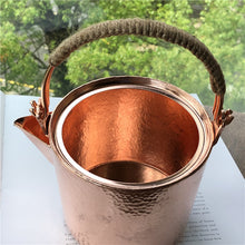 Load image into Gallery viewer, Pure Red Copper Handmade Copper Kettle Pure Copper Kettle
