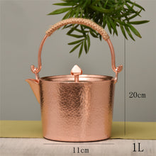 Load image into Gallery viewer, Pure Red Copper Handmade Copper Kettle Pure Copper Kettle