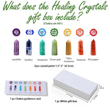 Load image into Gallery viewer, Natural Crystal Hexagonal Prism Raw Ore Specimen Degaussing Box Gift