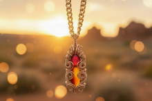 Load image into Gallery viewer, Copper Carnelian Pendant | Majestic Royalty