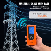 Load image into Gallery viewer, VEVOR  EMF Meter, 5Hz  3.5GHz, Handheld Rechargeable Electromagnetic Field Radiation Detector, Digital LCD EMF Tester