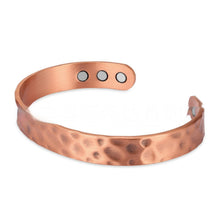 Load image into Gallery viewer, Pure Copper Vintage Jade Red Copper Magnet Bracelet