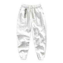 Load image into Gallery viewer, Mens Relaxed-fit Linen-Cotton Pants