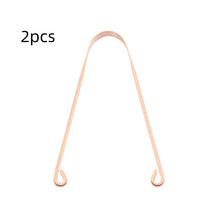 Load image into Gallery viewer, Tongue Cleaning Oral Care Tools All Copper Material