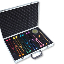 Load image into Gallery viewer, Alloy Chakra Tuning Fork Set