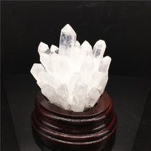 Load image into Gallery viewer, Natural White Crystal Cluster Degaussing Purification Crafts Rough Stone Ore Specimen Home Office Decoration