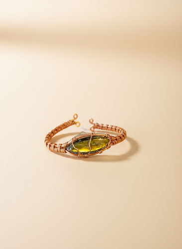 Labradorite Copper Cuff