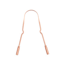 Load image into Gallery viewer, Tongue Cleaning Oral Care Tools All Copper Material