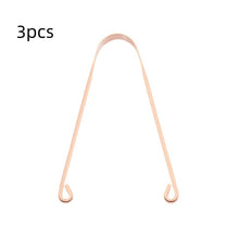 Load image into Gallery viewer, Tongue Cleaning Oral Care Tools All Copper Material