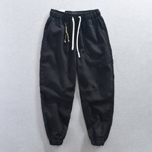 Load image into Gallery viewer, Mens Relaxed-fit Linen-Cotton Pants