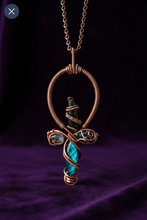 Load image into Gallery viewer, Custom Crystal Ankh | Pendant