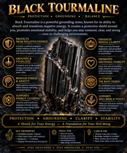 Load image into Gallery viewer, Black Tourmaline | Protection Grounding Purification