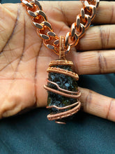 Load image into Gallery viewer, Copper Wrapped Moldavite | Timeline Transformation