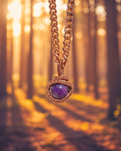 Load image into Gallery viewer, Amethyst Third Eye Pendant