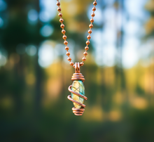 Load image into Gallery viewer, Copper Labradorite Pendant |The Alchemist