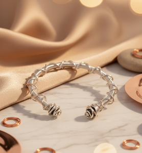 Sterling Silver | Hematite | Alchemy Cuff