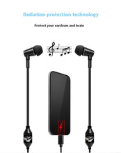 Load image into Gallery viewer, FC12 Drive-by-wire With Microphone In-ear Music Headset Air Conduit EMF Radiation Protection