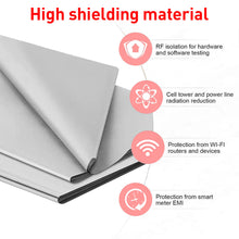 Load image into Gallery viewer, EMF Shielding Silver Fabric Military Grade Anti Radiation Protection Faraday