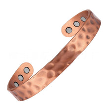 Load image into Gallery viewer, Pure Copper Vintage Jade Red Copper Magnet Bracelet