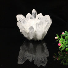 Load image into Gallery viewer, Natural White Crystal Cluster Degaussing Purification Crafts Rough Stone Ore Specimen Home Office Decoration