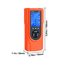 Load image into Gallery viewer, VEVOR  EMF Meter, 5Hz  3.5GHz, Handheld Rechargeable Electromagnetic Field Radiation Detector, Digital LCD EMF Tester
