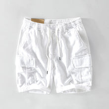 Load image into Gallery viewer, Mens Casual Linen Shorts