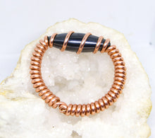 Load image into Gallery viewer, Copper | Hematite | Coil Cuff