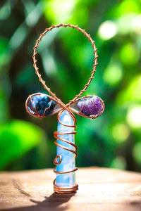 Custom Copper | Crystal Meditation Ankh